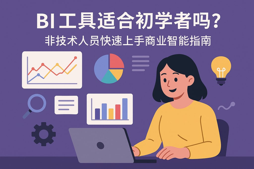BI工具适合初学者吗？非技术人员快速上手商业智能指南"